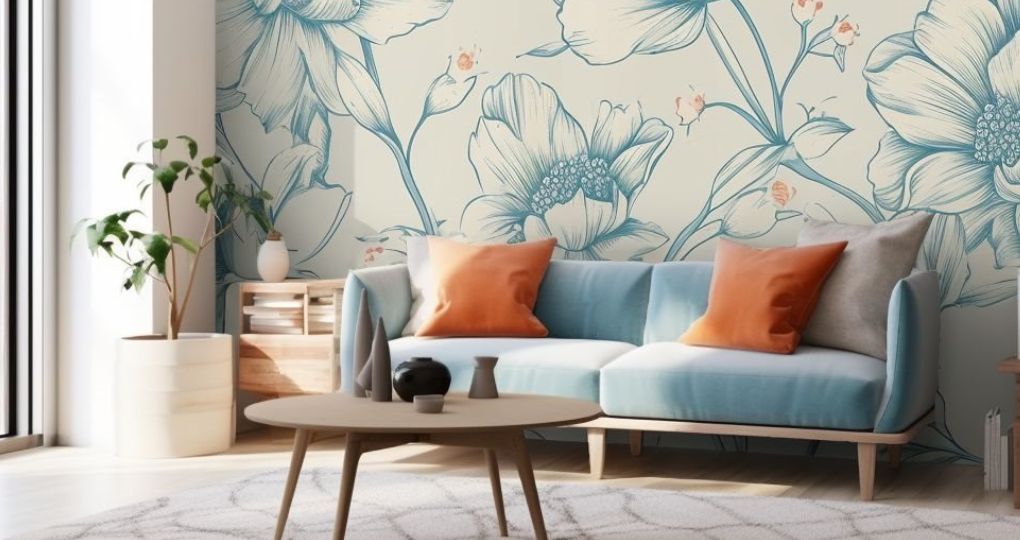 Tapet floral – o opțiune de decor universal pentru dormitor, camera de zi, hol